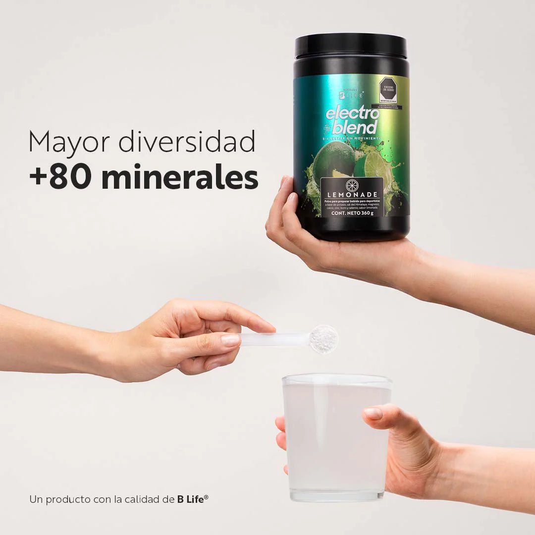 Electroblend Lemonade | Bebida Hidratante Sin Azúcar sabor Limonada 60 servicios