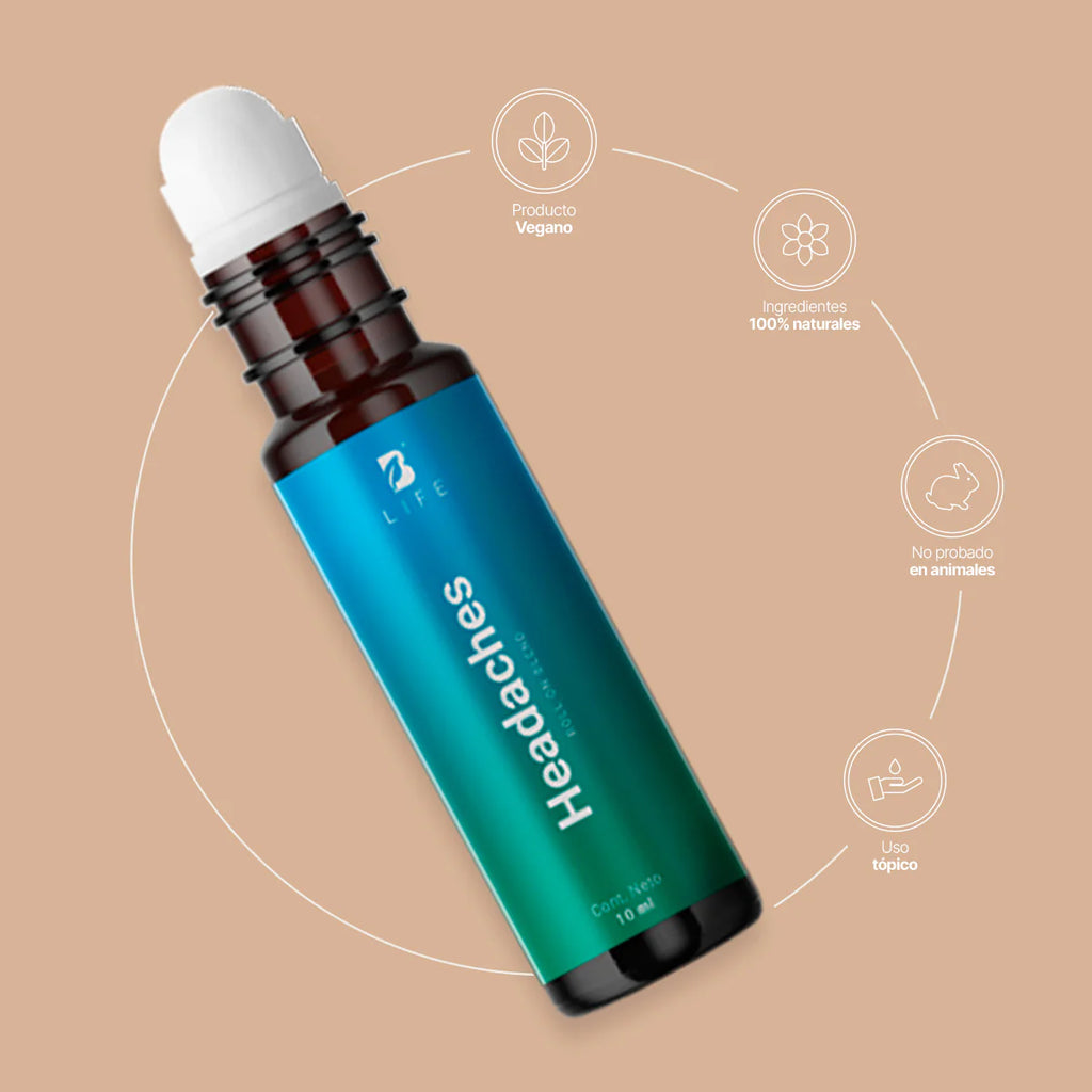 Headaches | Aceite Roll On 3 piezas 10 ml c/u