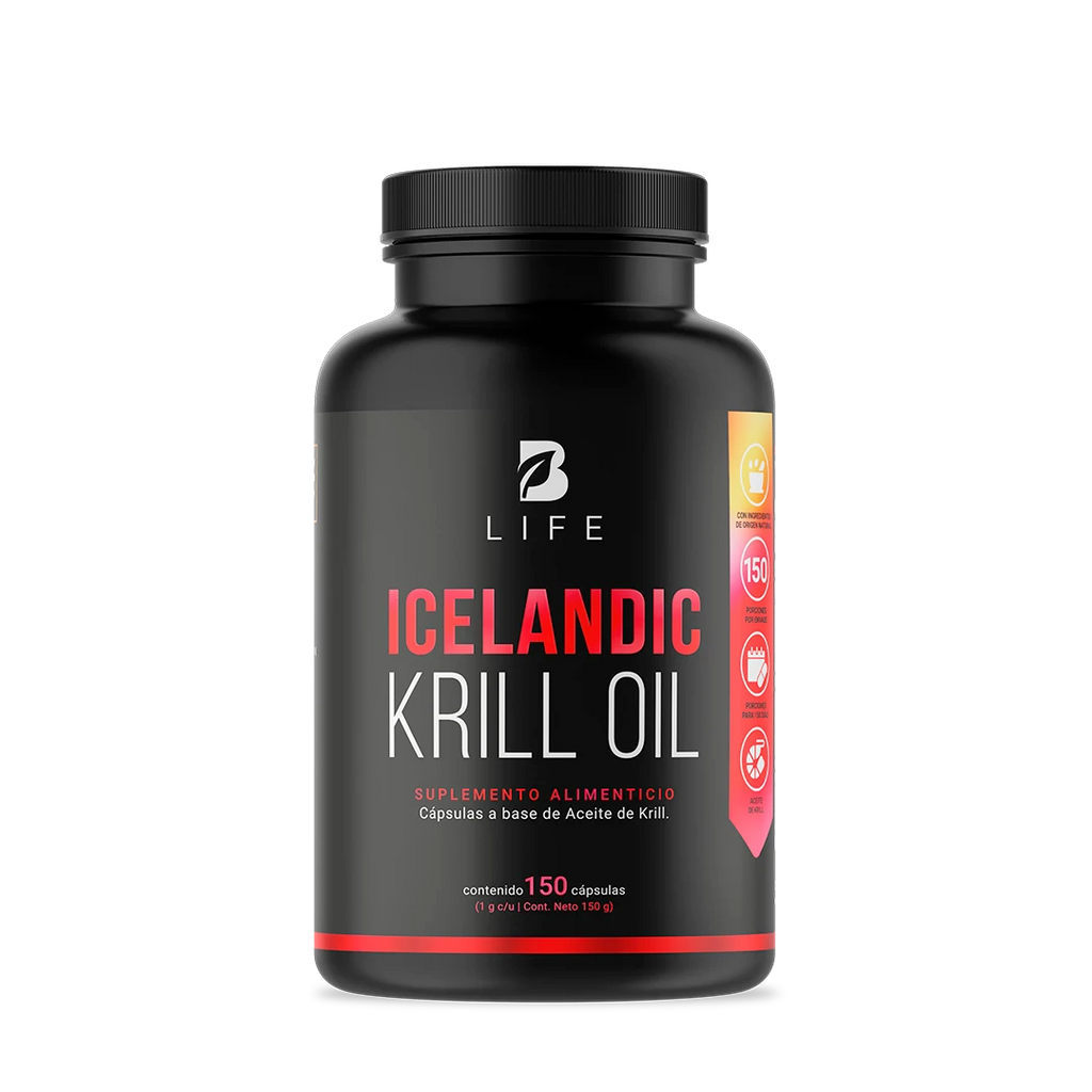 Aceite de Krill | 1000 mg de (EPA y DHA) con Astaxantina y Fosfolípidos