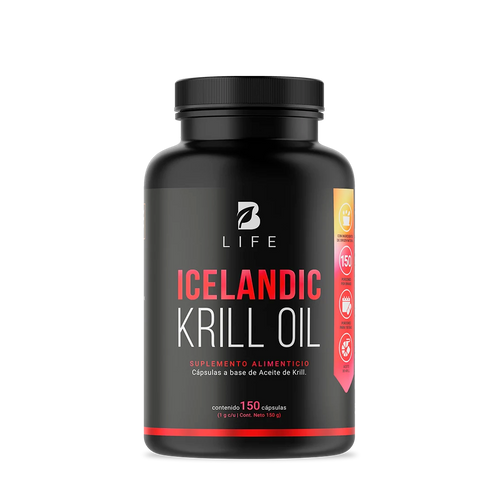 Aceite de Krill | 1000 mg de (EPA y DHA) con Astaxantina y Fosfolípidos
