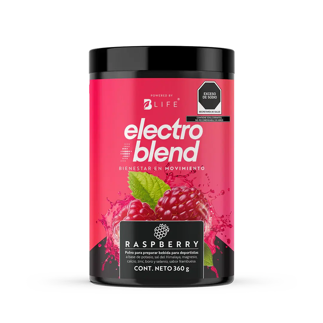 Electroblend Raspberry | Bebida Hidratante Sin Azúcar sabor Frambuesa 60 servicios