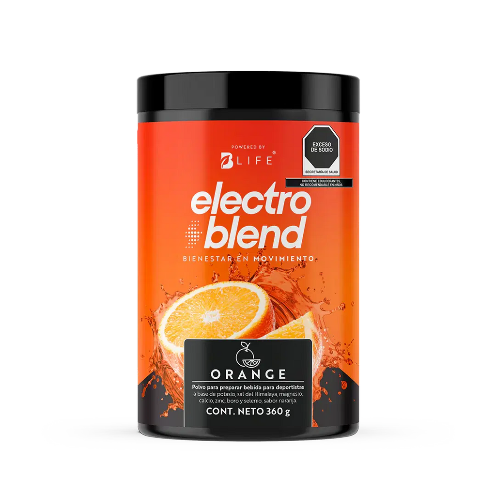 Electroblend Orange | Bebida Hidratante Sin Azúcar sabor Naranja 60 servicios