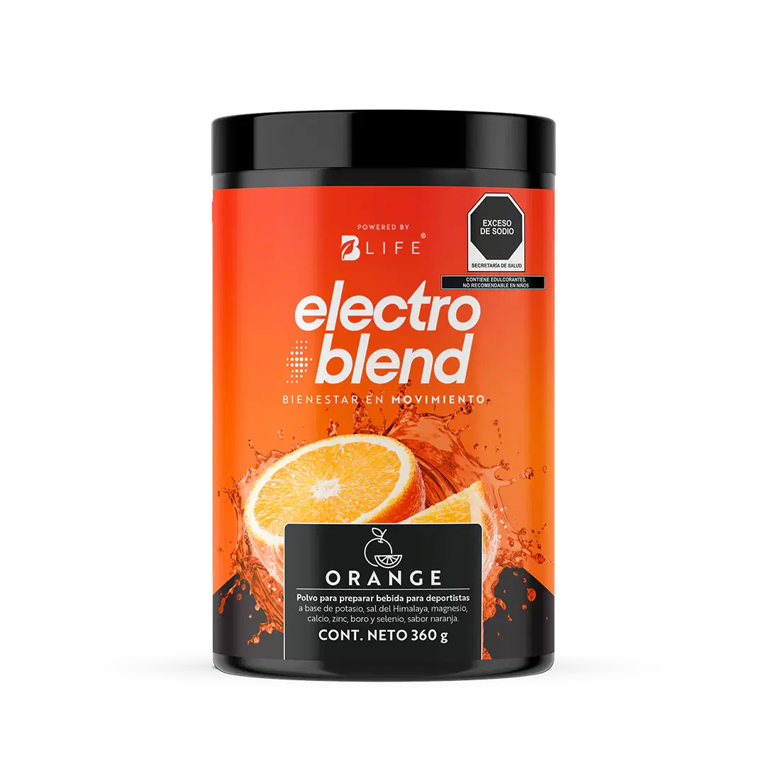 Electroblend Orange | Bebida Hidratante Sin Azúcar sabor Naranja 60 servicios