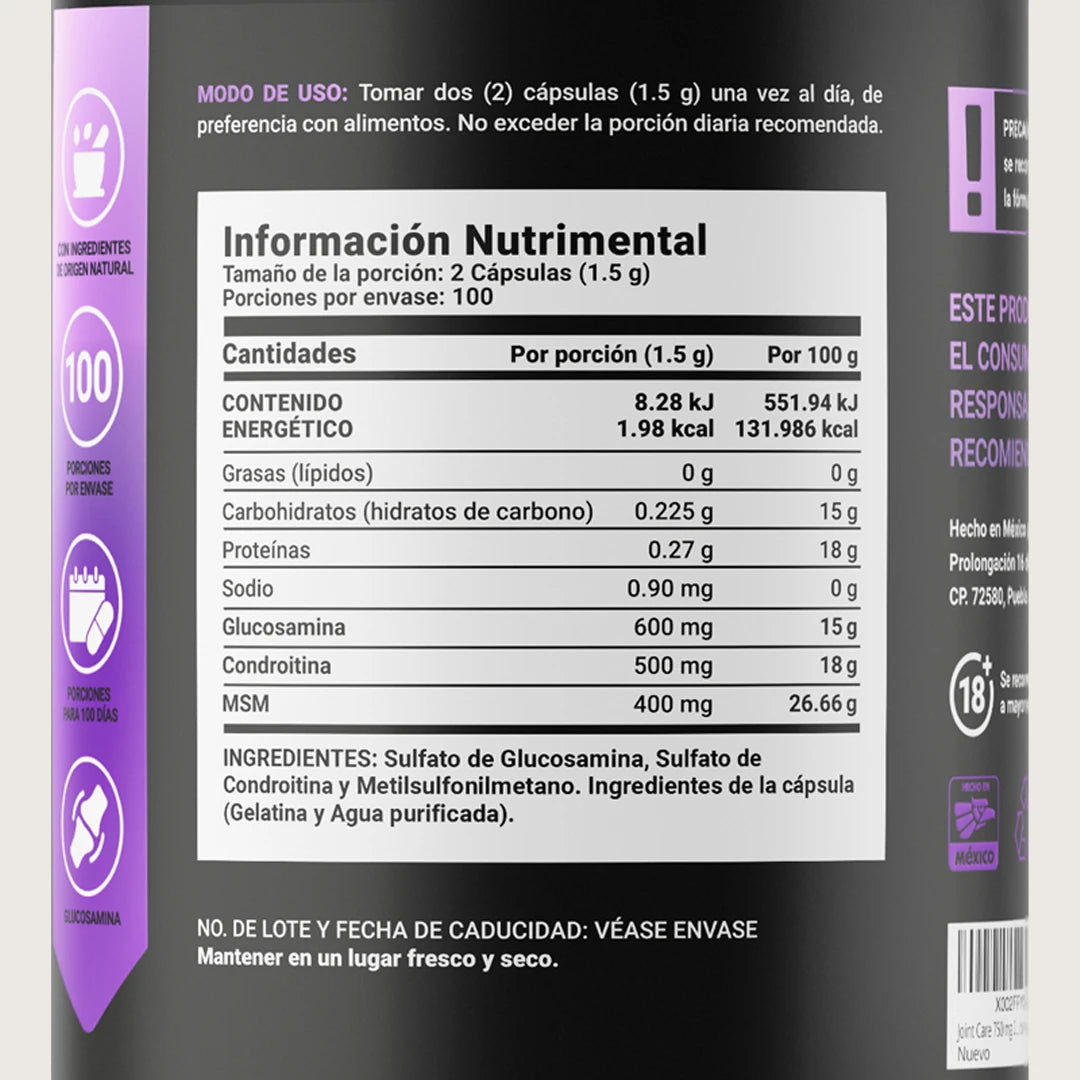 suplemento-natural-joint-blend-glucosamina-condroitina-msm-750mg-capsulas