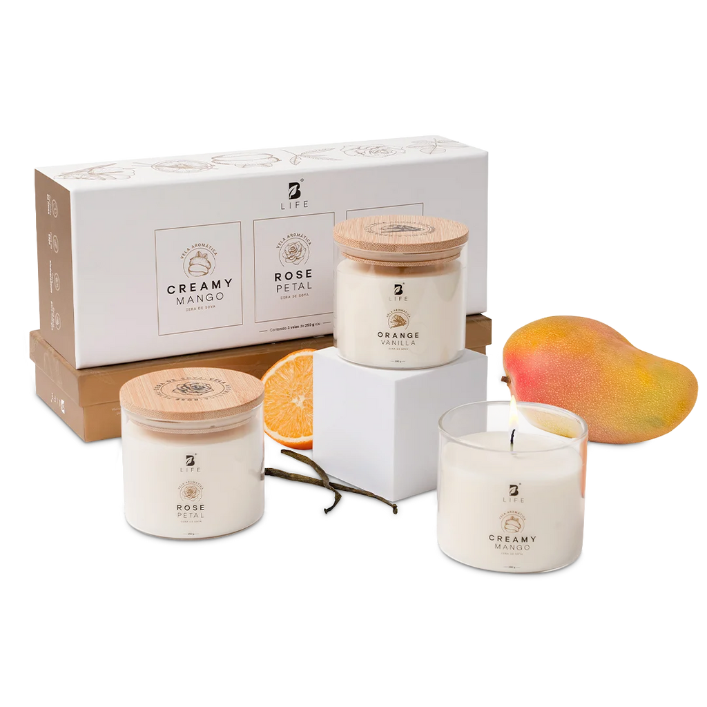 Kit de 3 Velas Summer Dreams 250 g c/u - 250 g c/u - B Life®