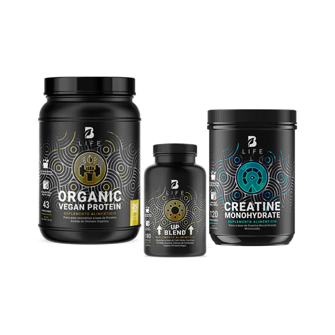 Kit Deportivo B Life. Presentación con Proteína, Creatina y Extractos Naturales