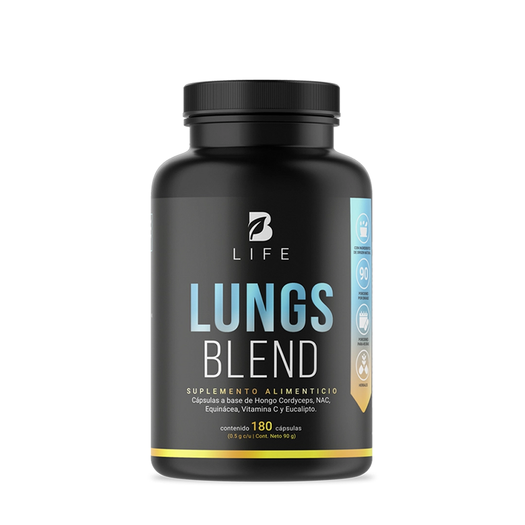 Mezcla con Cordyceps, NAC, Equinácea, Vitamina C y Eucalipto | 1000 mg por porción | 180 Cápsulas