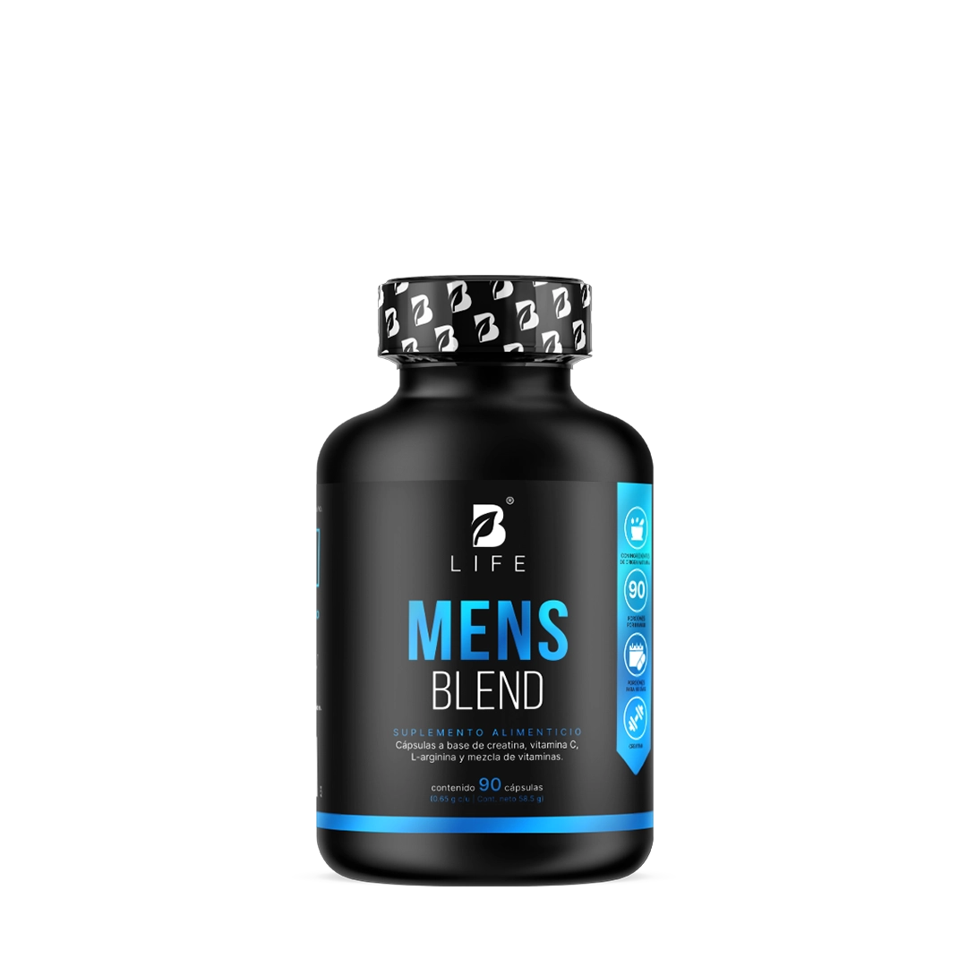 Multivitamínico para Hombre | con Creatina Monohidratada, BCAA 2:1:1 (L-Leucina, L-Isoleucina, L-Valina) y L-Arginina - 90 Caps | 650 mg - B Life®