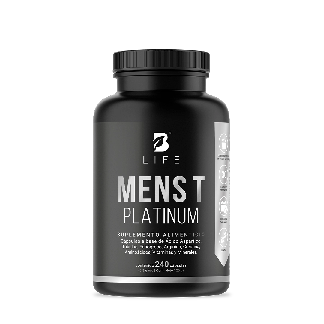 Fórmula Avanzada Platinum para Hombre | con Fenogreco, Creatina, Aminoácidos, Vitaminas y Minerales | 240 Cápsulas | 4000 mg por porción 