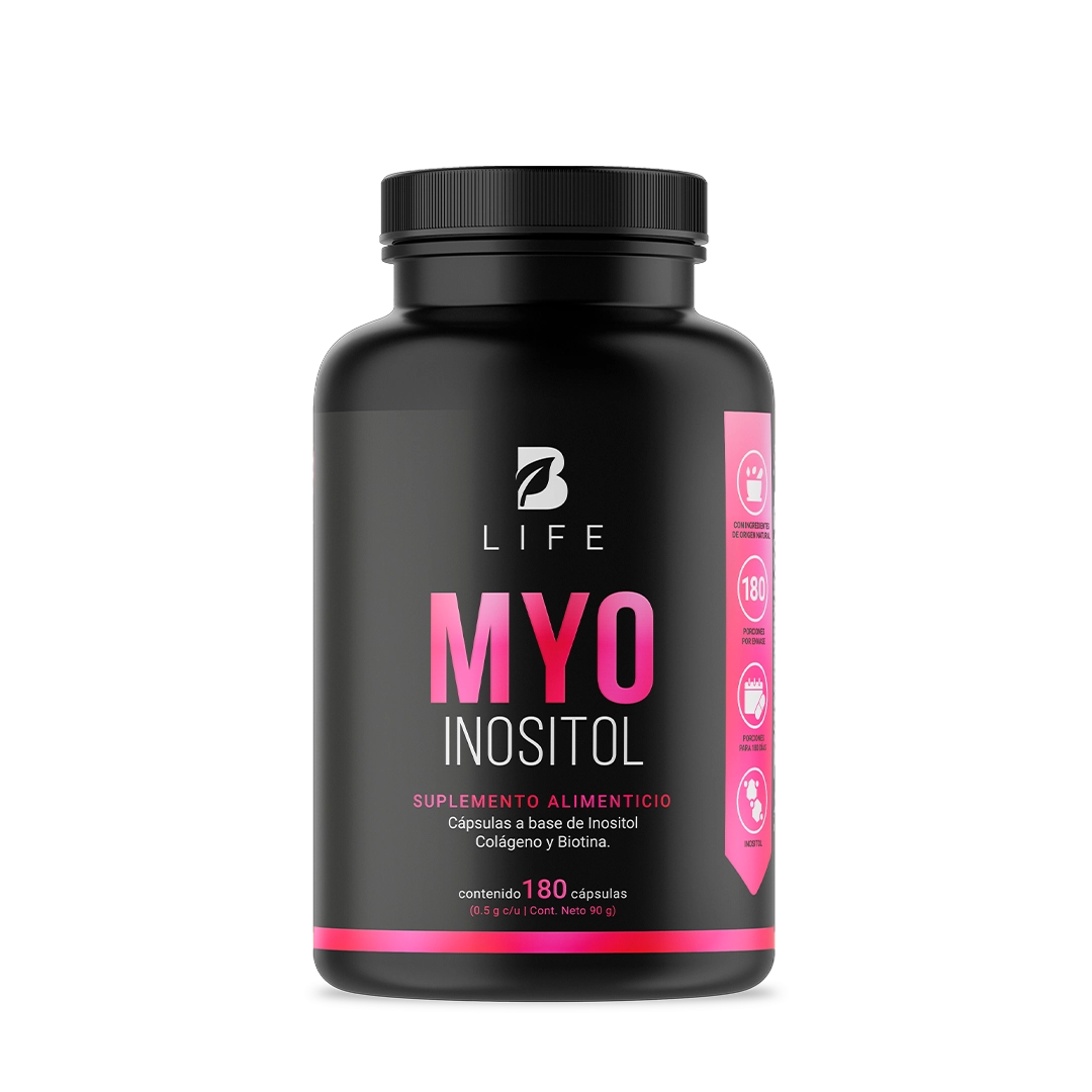 Myo Inositol | adicionado con Biotina y Colágeno Hidrolizado |  500 mg por porción 