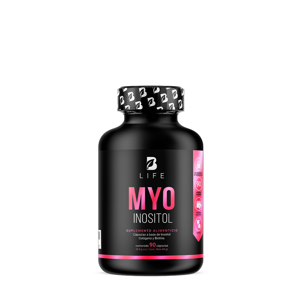 Myo Inositol | adicionado con Biotina y Colágeno Hidrolizado |  500 mg por porción