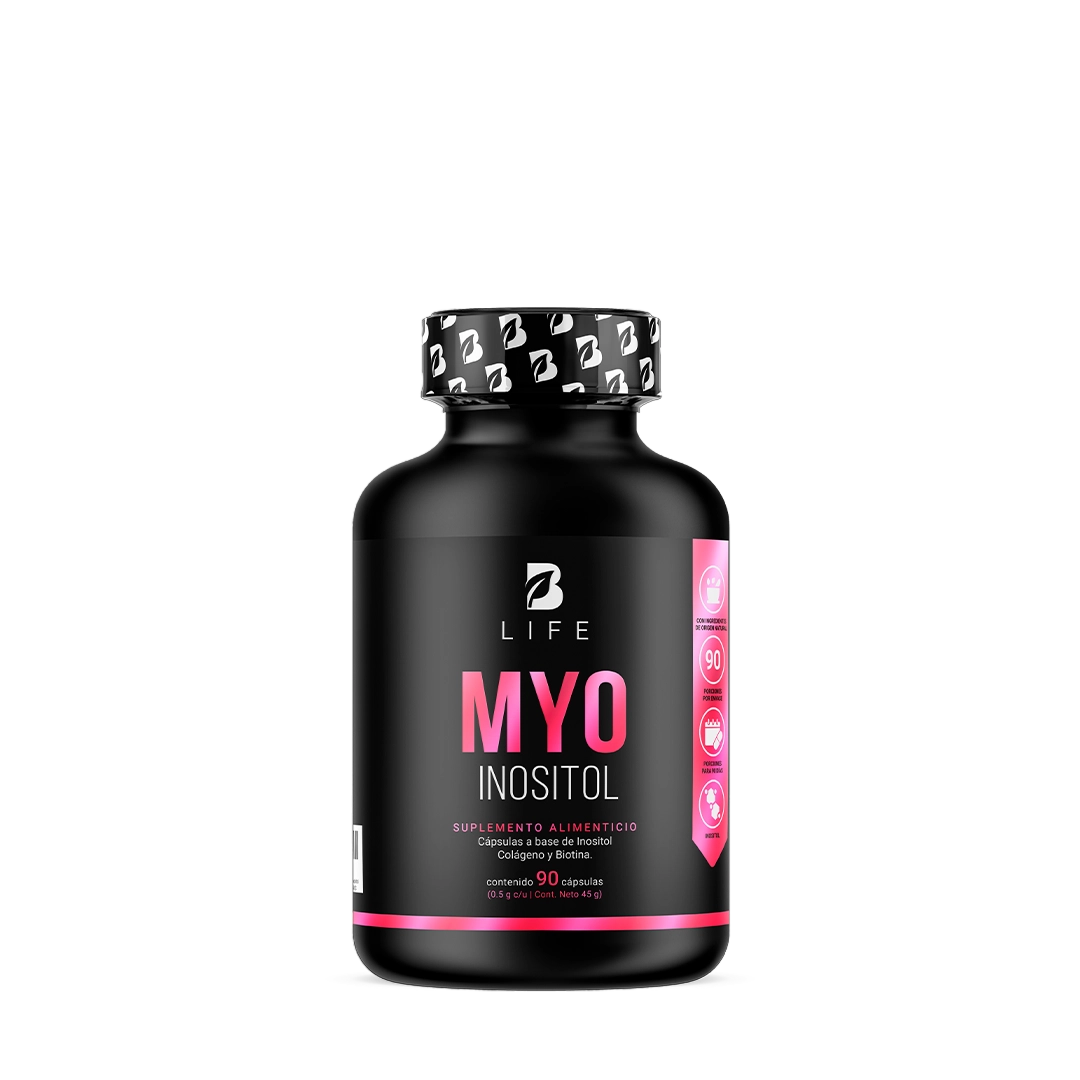 Myo Inositol | adicionado con Biotina y Colágeno Hidrolizado |  500 mg por porción