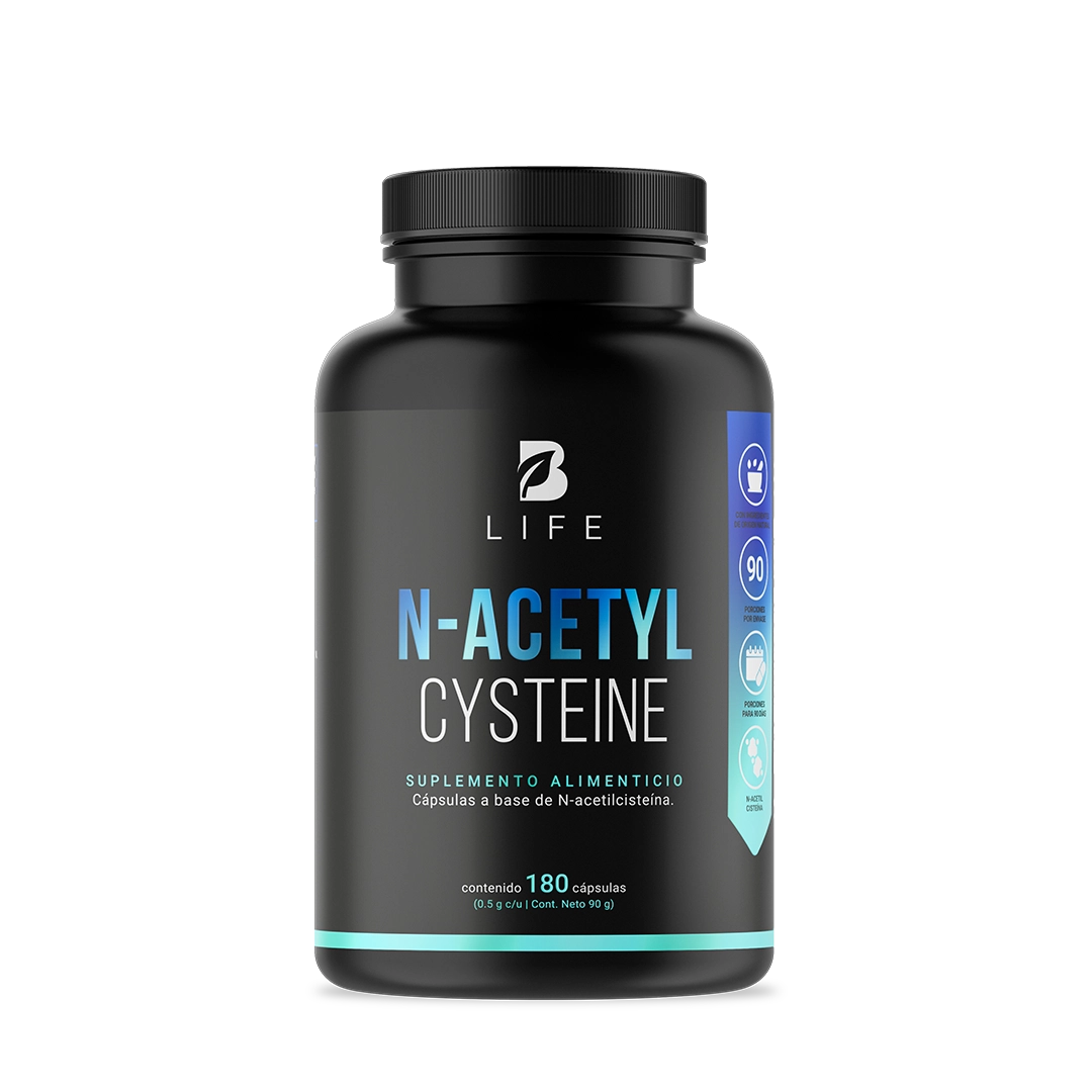 NAC N-Acetil Cisteína | 500 mg por Porción | 180 Cápsulas