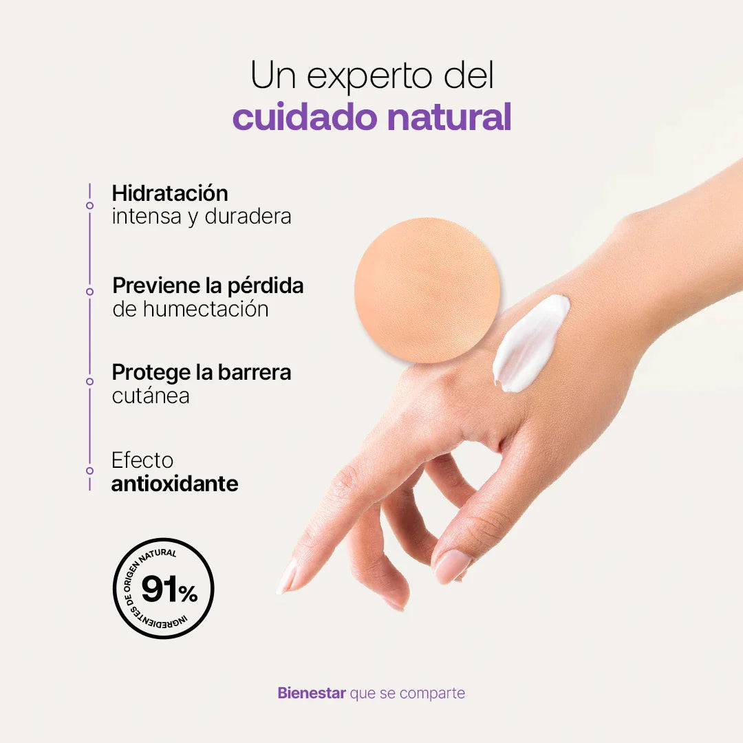 Natural Hand Cream Lavanda | Crema Natural para Manos Lavanda 80 ml c/u