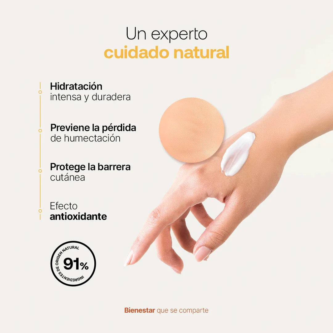 Natural Hand Cream Vainilla | Crema Natural para Manos Vainilla 80 ml c/u