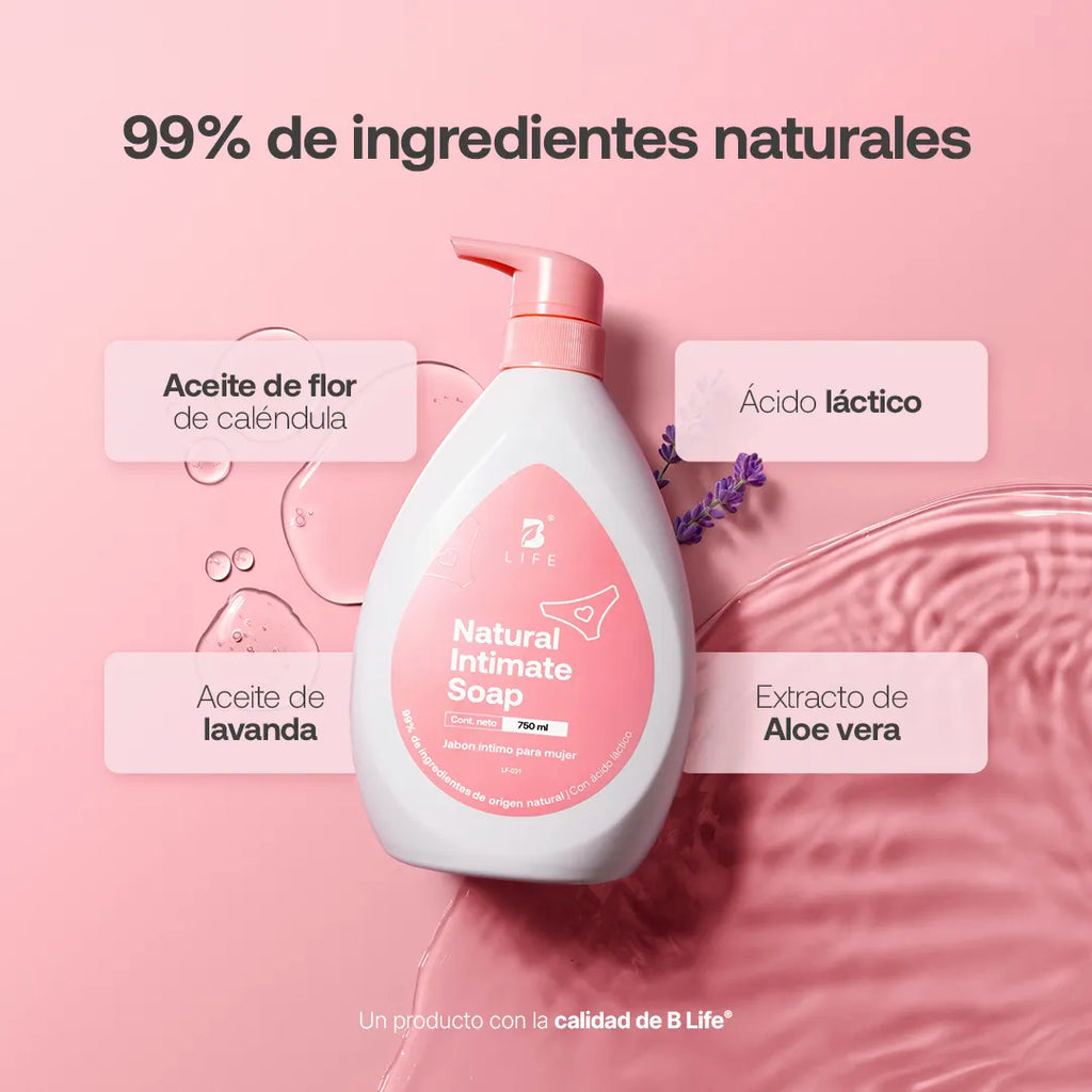 Natural Intimate Soap | Jabón Íntimo para Mujer 750 ml