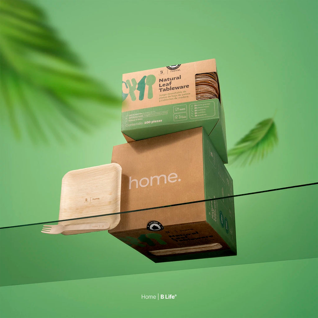 Desechables Hoja de Palma Biodegradable