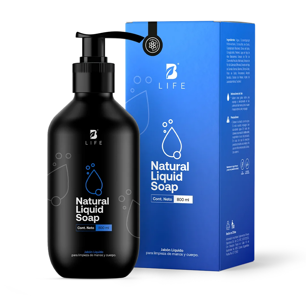 Natural Liquid Soap | Jabón Líquido Natural - 800 ml - B Life®