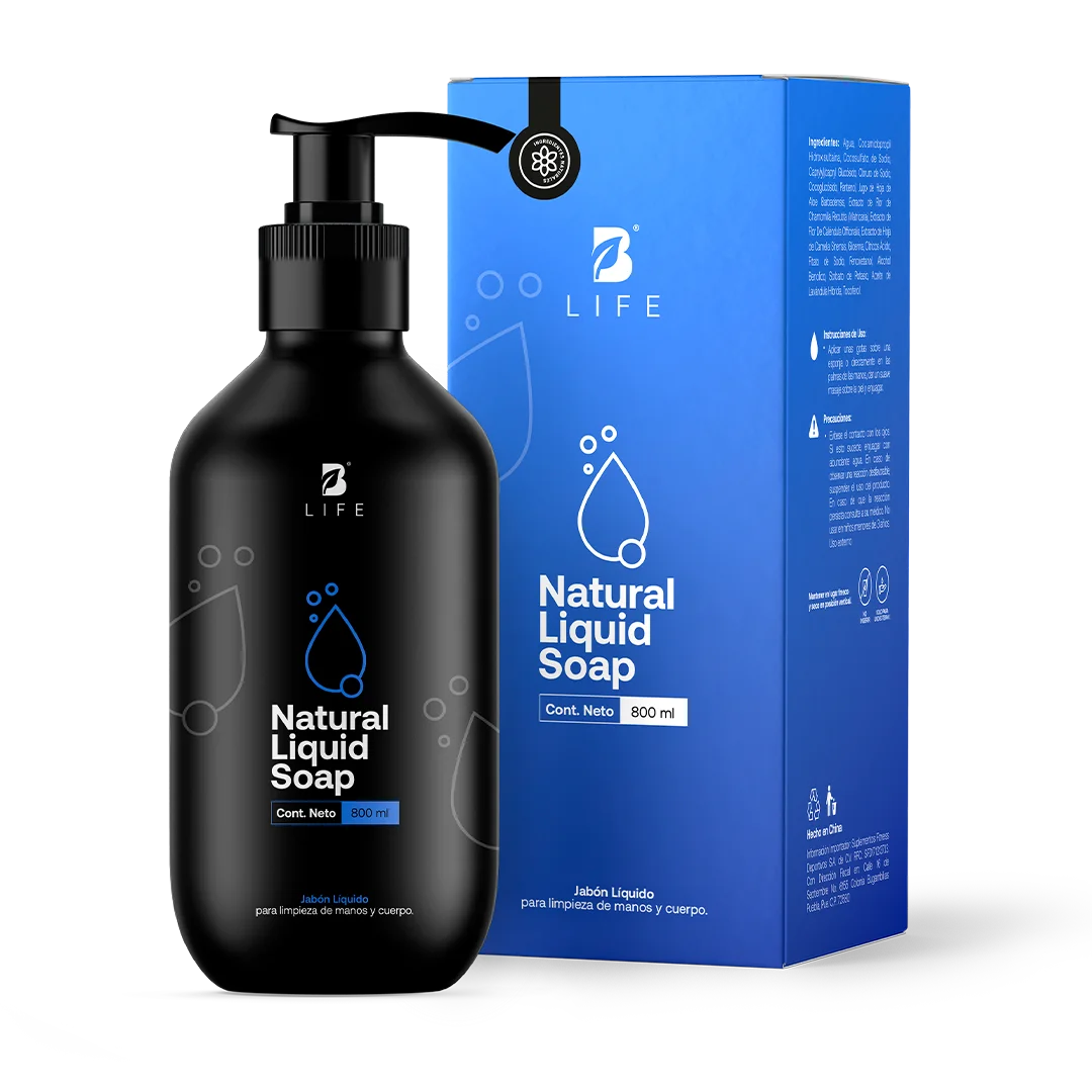 Natural Liquid Soap | Jabón Líquido Natural - 800 ml - B Life®