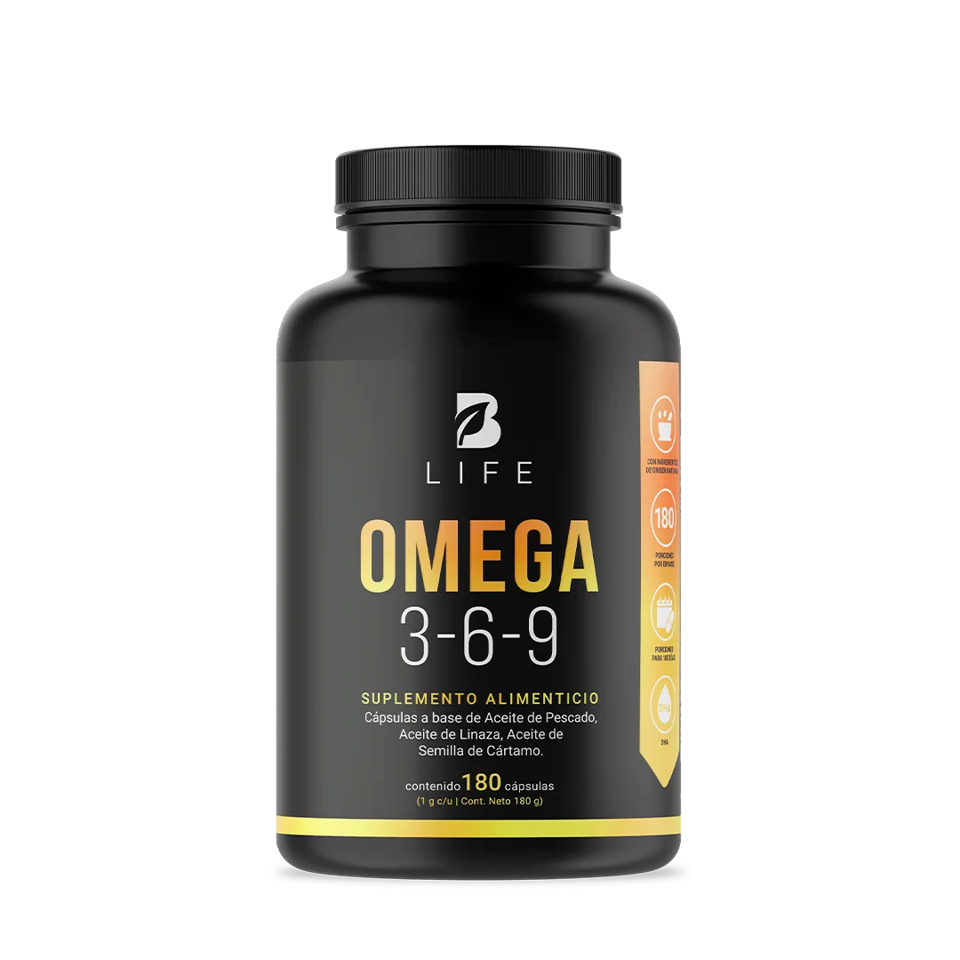 Omega 3-6-9 con Aceite de Pescado (EPA y DHA), Linaza y Cártamo | 1000 mg por Porción 