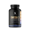 Aceite de Linaza Puro con Omega 3 | Ácido Alfa Linolénico | 180 cápsulas | 1000 mg por porción