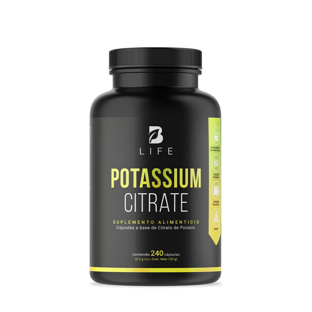 Citrato de Potasio | 800 mg de Potasio Provenientes de 1000 mg de Citrato