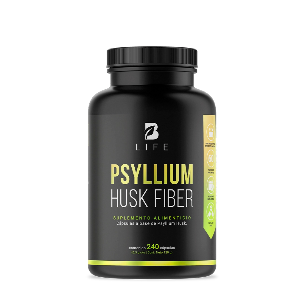 Cápsulas de Psyllium Husk | 2000 mg por Porción | 240 Cápsulas 
