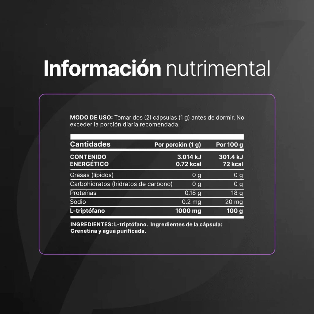 suplemento-natural-triptofano-500mg-capsulas