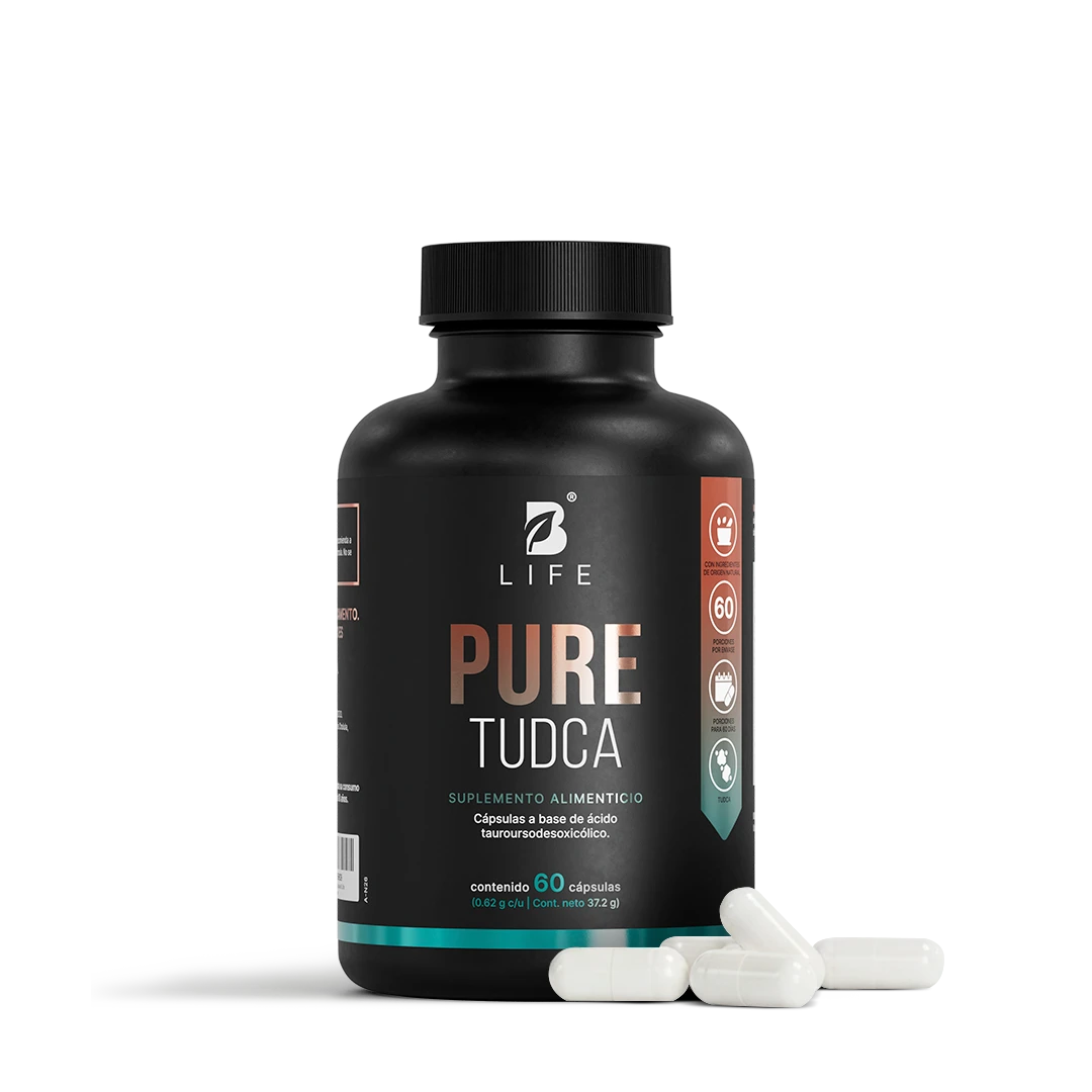 TUDCA  | Alta Pureza | 500 mg por cápsula | 60 Cápsulas - 60 cáps - B Life®