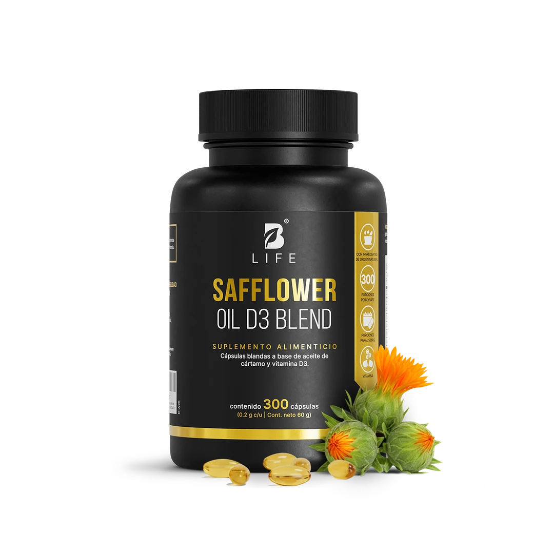 Vitamina D3 | Adicionado con Aceite de Cártamo | 300 cápsulas  - 300 Cápsulas - B Life®