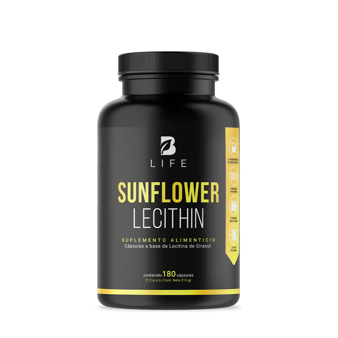 Lecitina de Girasol | 1200 mg | 180 cápsulas 