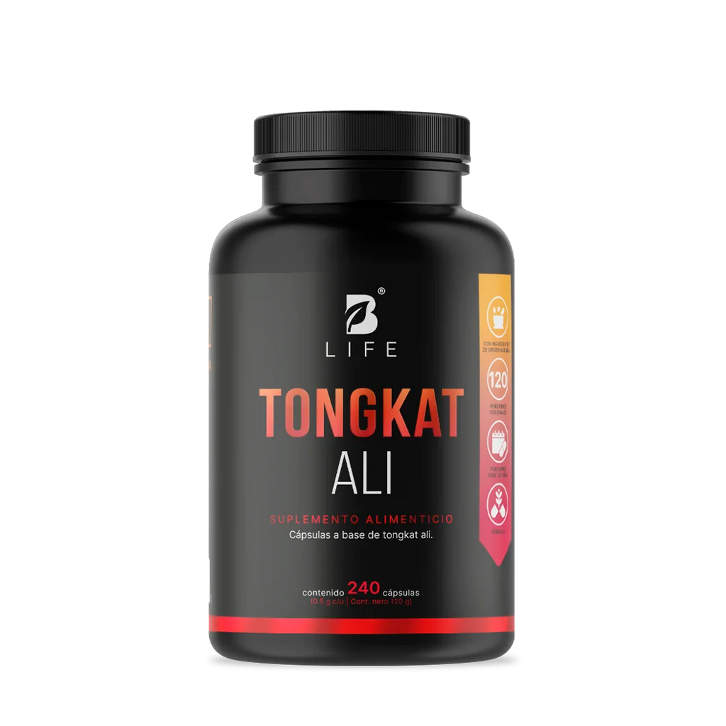 Tong-kat Ali Puro | 1000 mg por porción | 240 Cápsulas  - 240 Caps | 500 mg - B Life®