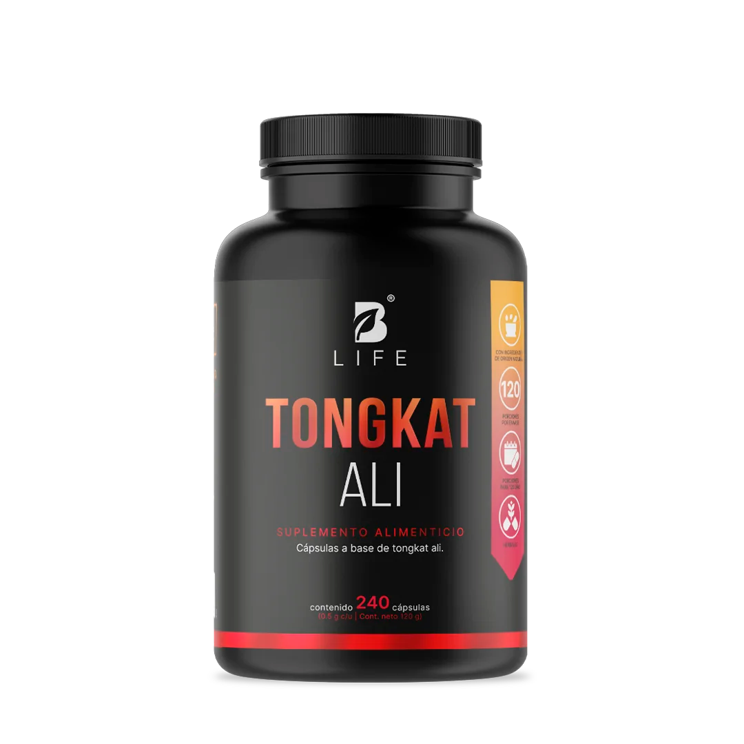 Tong-kat Ali Puro | 1000 mg por porción | 240 Cápsulas  - 240 Caps | 500 mg - B Life®
