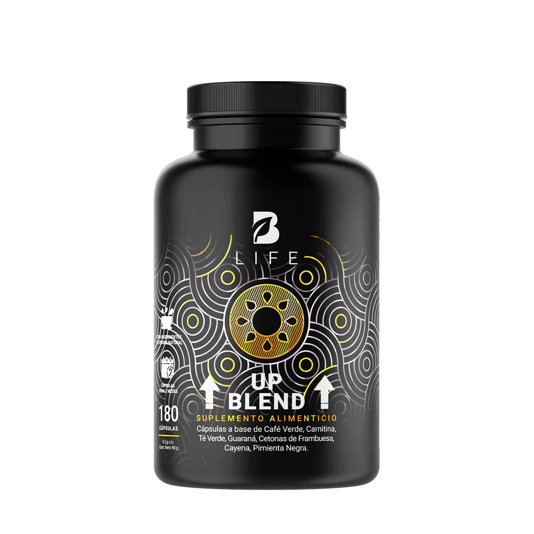Mezcla de Café Verde, Carnitina, Té Verde, Guaraná, Cetonas De Frambuesa y Cayena | 180 cápsulas - 180 Caps | 500 mg - B Life®