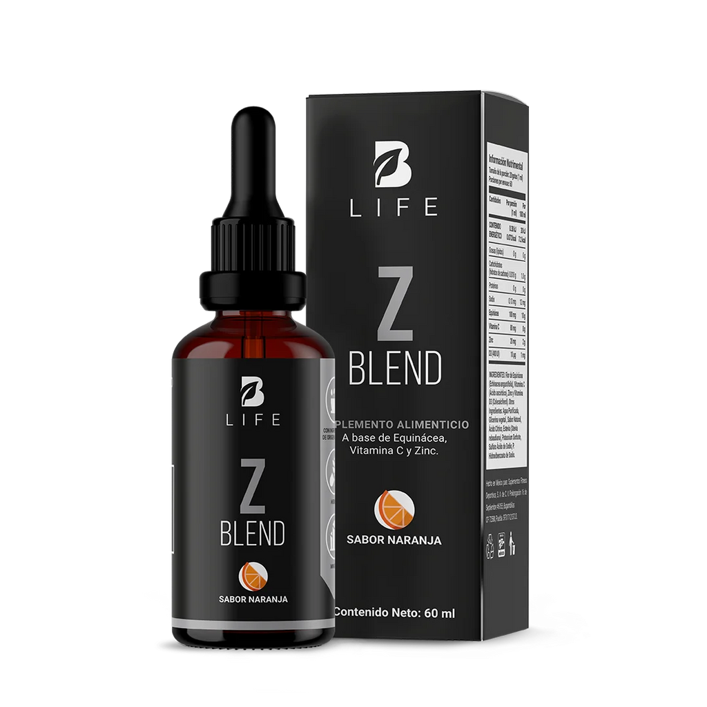 Zinc Gotas | con Vitamina C y Equinácea | sabor Naranja | 60 pociones